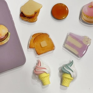 Cute Phone Grip Holder| Food Design | Vegan | Vegetables Phone Grip Universal Fit Holdable Grip Holder