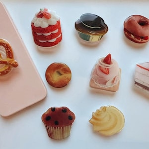 Cute Phone Grip Holder| Food Design | Dessert | Sweets | Funny Phone Grip Universal Fit Holdable Grip Holder