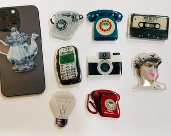 Retro Phone Grip | Vintage Style Classic Phone Holder