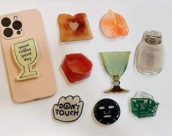 Fruit-Themed Phone Grip: Universal Fit Phone Holder
