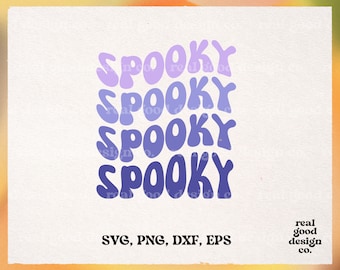 Spooky SVG | Halloween SVG | Spooky Season SVG | Spooky Png | Svg Files for Cricut | Silhouette Cut Files | Stay Spooky | Sublimation