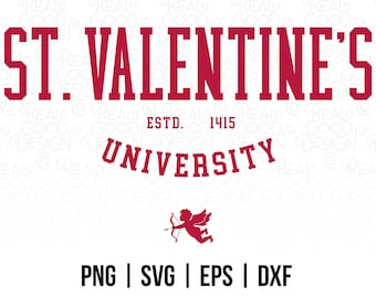 Saint Valentines Svg. Valentines Day Svg. Valentines Shirt Svg. Valentine Cut File. Cupid Svg. Valentines Tees. Valentines Crewneck Design.