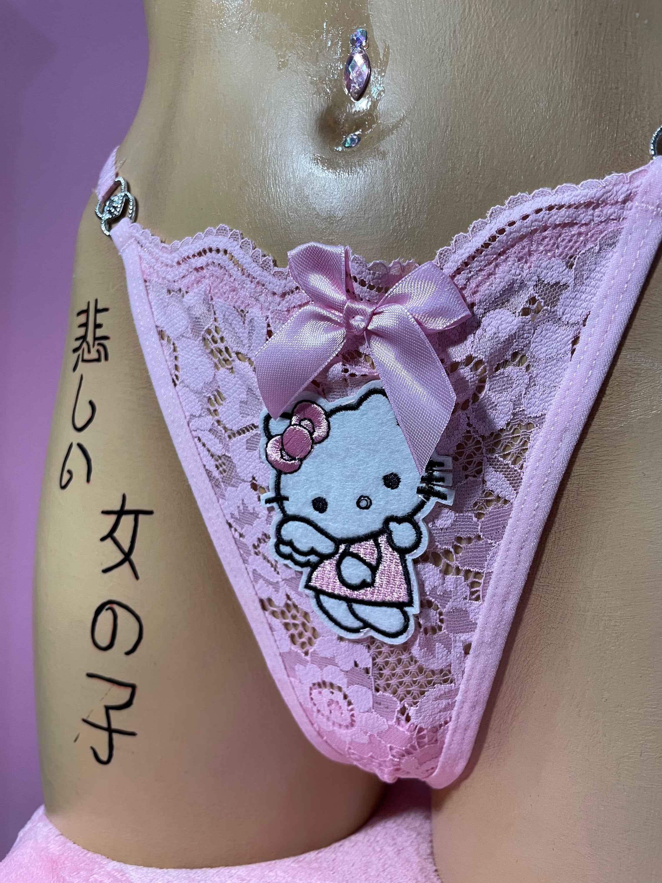YOMORIO Cute Bows Bra and Panty Set Lolita Schoolgirl Underwear Kawaii  Anime Lingerie for Women White