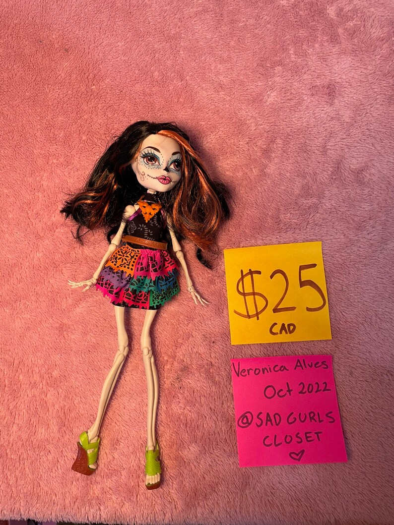 Monster High Doll Draculaura Skull Shores Skelita Etsy Australia