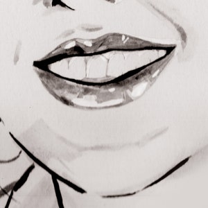 Handmålat porträtt från ditt foto, skannat och levererat digitalt till dig. Valfri storlek. bild 7