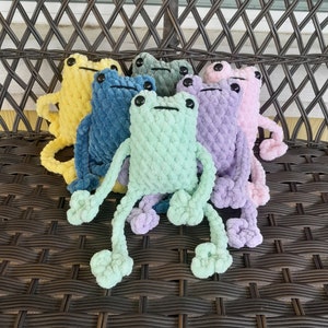 AMMO88 No Sew Leggy Frog Crochet Pattern Easy Amigurumi Plushie PDF Download - Etsy Indonesia image 4