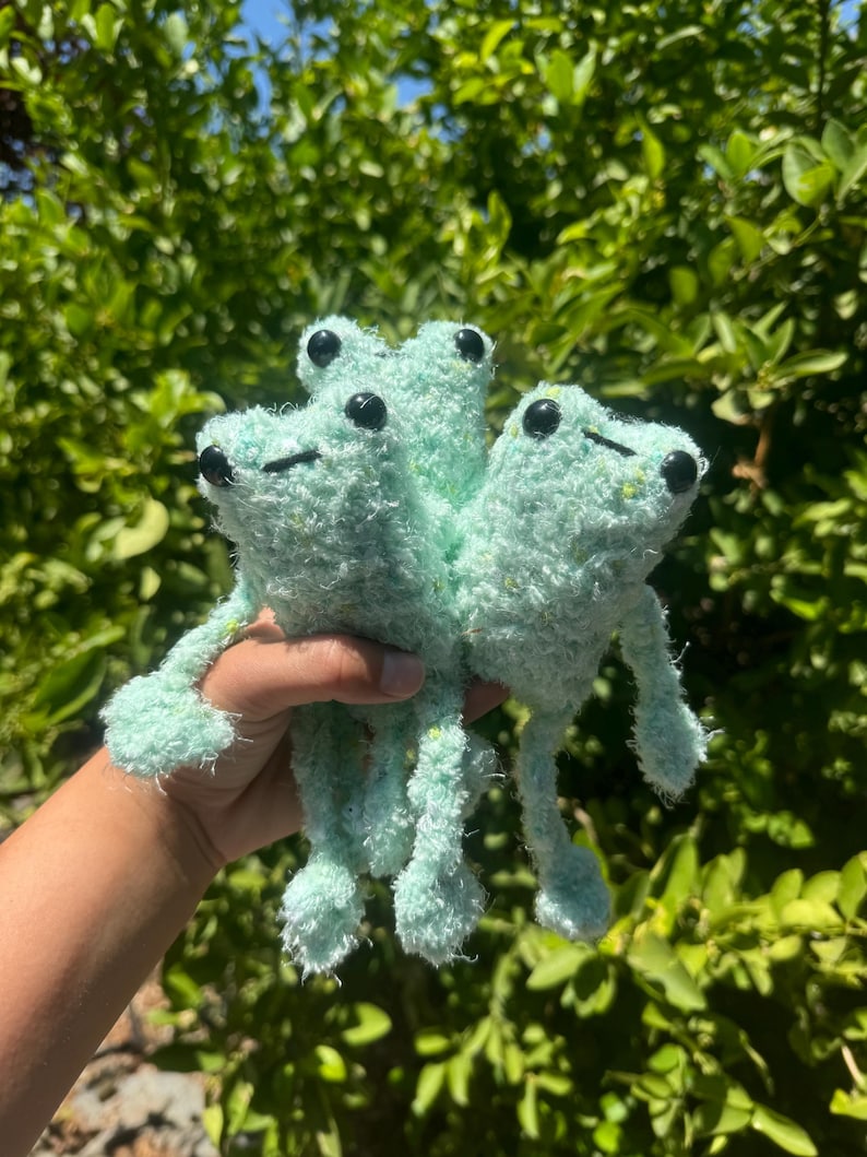 AMMO88 No Sew Leggy Frog Crochet Pattern Easy Amigurumi Plushie PDF Download - Etsy Indonesia image 3