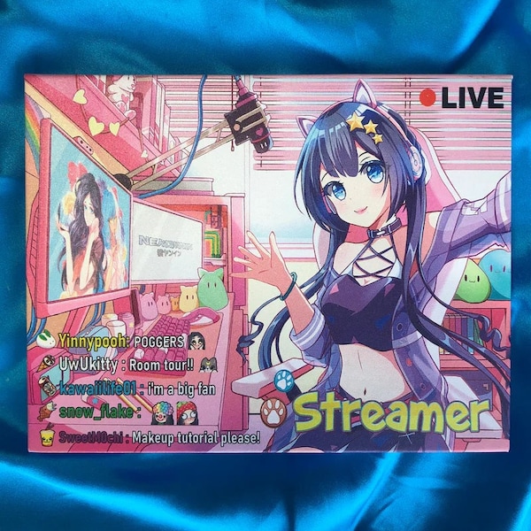 Palette De Streamer, Maquillage De Gamer Girl, Maquillage D'anime, Maquillage De Jolie Fille, Maquillage Convivial Pour Les Débutants