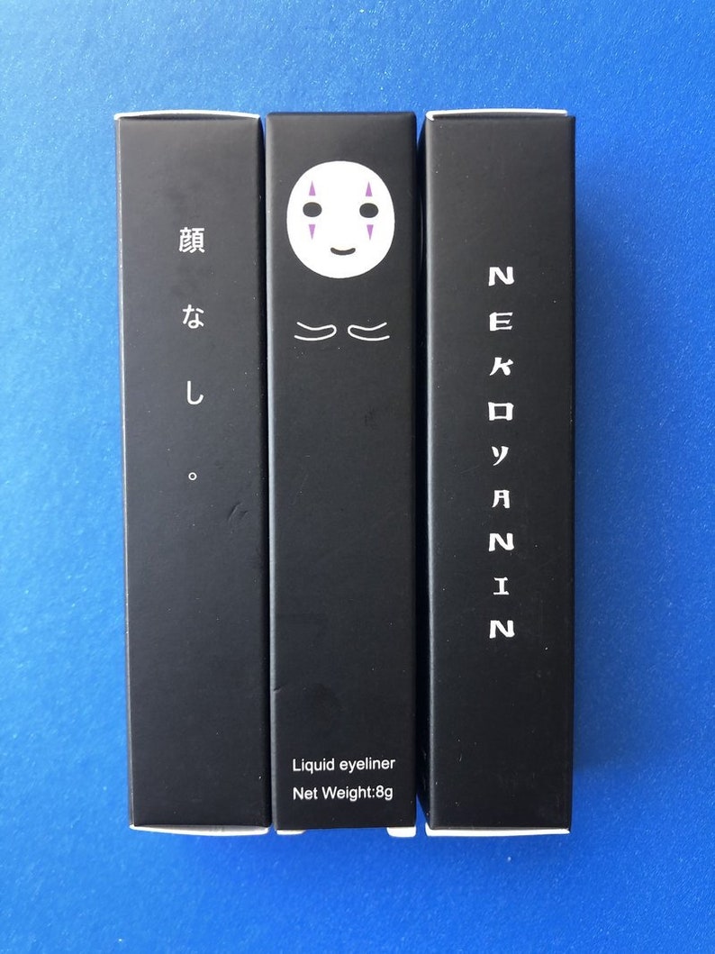 Spirited away no face inspired anime liquid eyeliner image 4