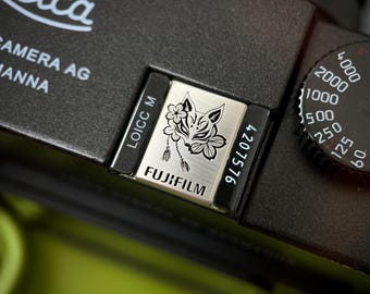 Fujifilm Hot Shoe Cover, Shutter Button, Custom Camera Protection Set, Gift for Photography, Unique Design Camera Accessories SET