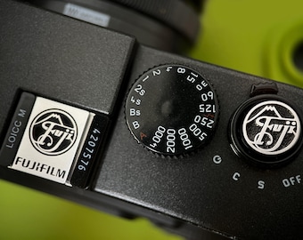 Fujifilm Hot Shoe Cover, Shutter Button, Custom Camera Protection Set, Gift for Photography, Unique Design Camera Accessories SET
