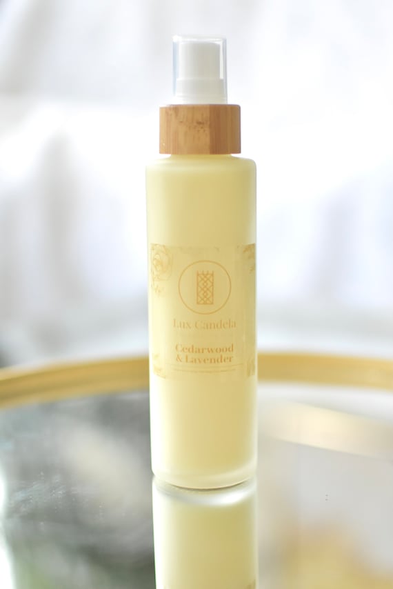 Cedarwood Lavender Room Spray 100% Essential Oil oz Non-Toxic  Handmade