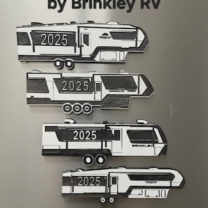 Brinkley RV 5th Wheel, Toy hauler, Travel Trailer Magnet Officially Licensed Product