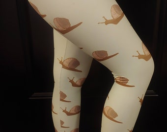 Youth Leggings - Garden snails