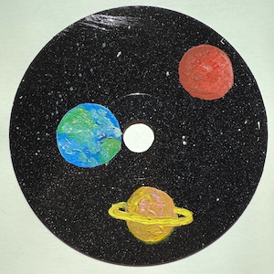Painted Planets CD Art - Etsy
