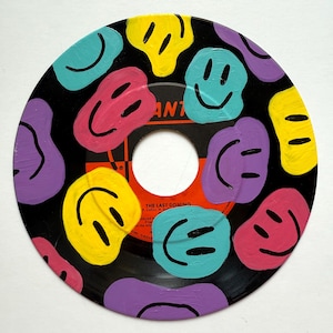 Smiley Face Record Painting