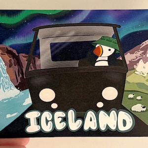 Impression carte postale Islande 4 x 6