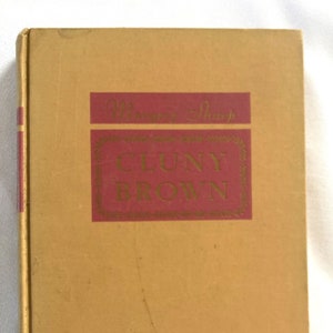Vintage 1944 &quot;Cluny Brown&quot; Hardcover Book Novel Literature by Margery Sharp