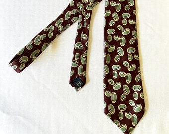 Vintage Polo by Ralph Lauren Burgandy Handmade Silk Necktie Men's Tie