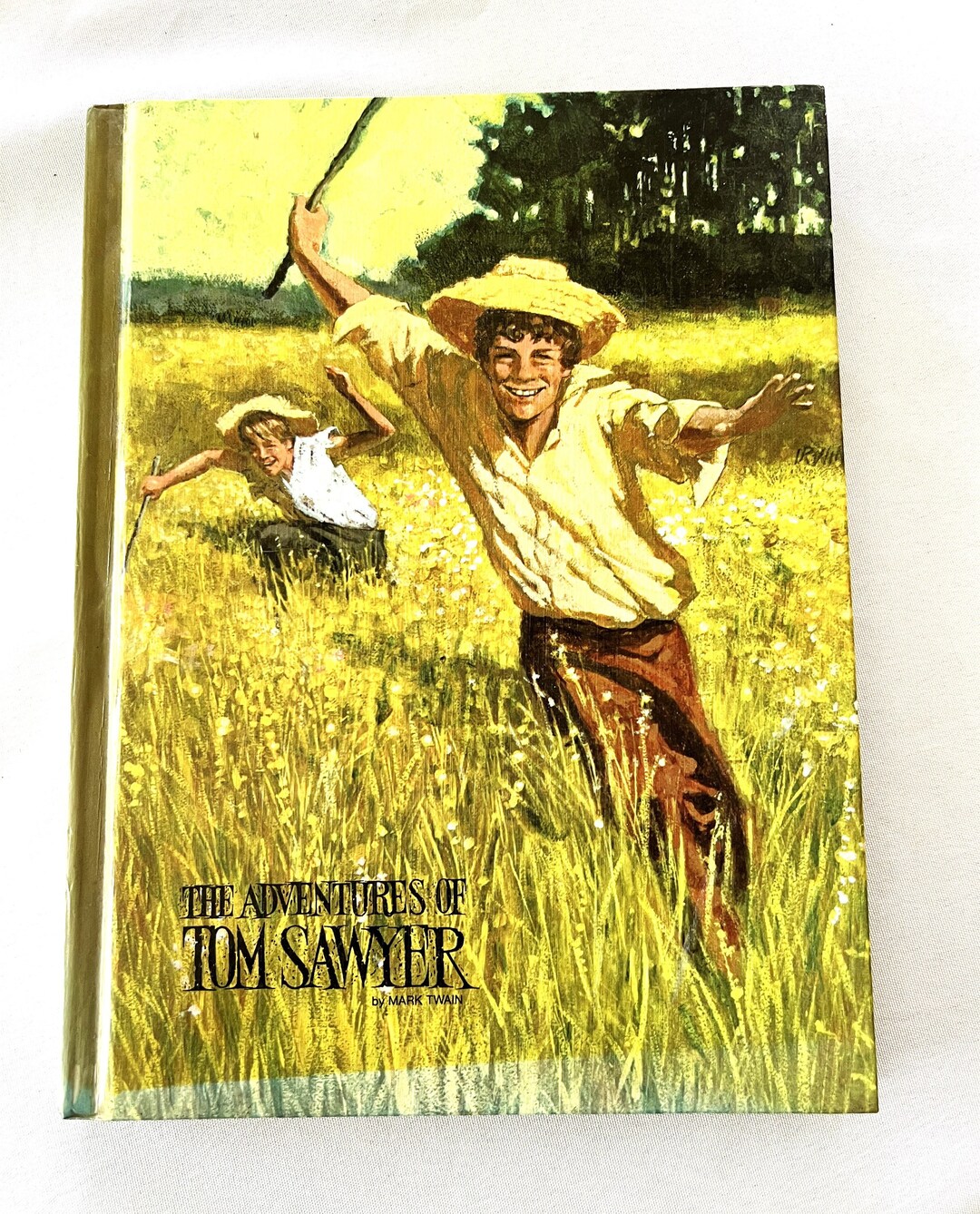 Vintage Hard Cover Book the Adventures of Tom Sawyer by Mark Twain ...