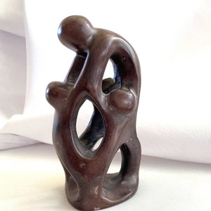 Vintage Kenyan Hand Carved Sculpture