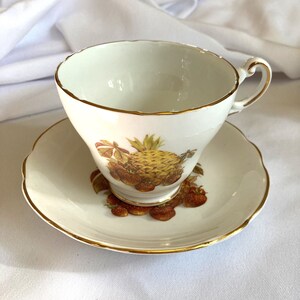 Vintage English Bone China Regency Teacup and Saucer