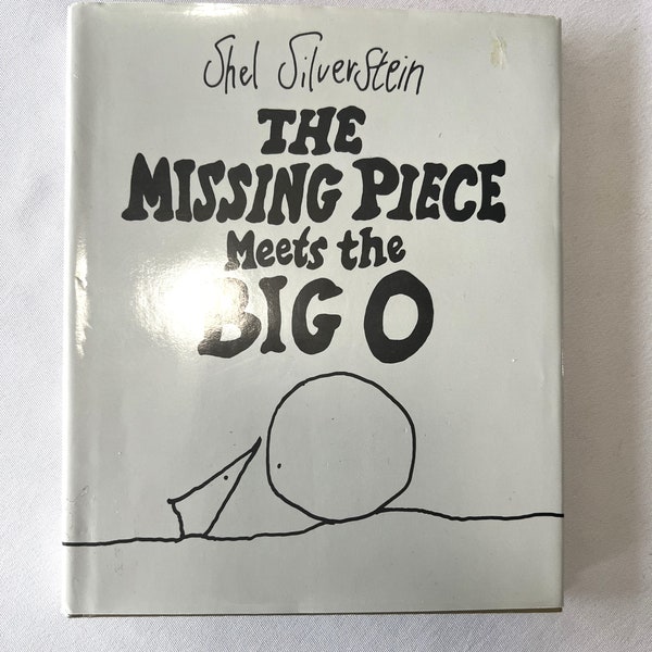 Vintage The Missing Piece Meets the Big O Shel Silverstein Hardcover Children's Book