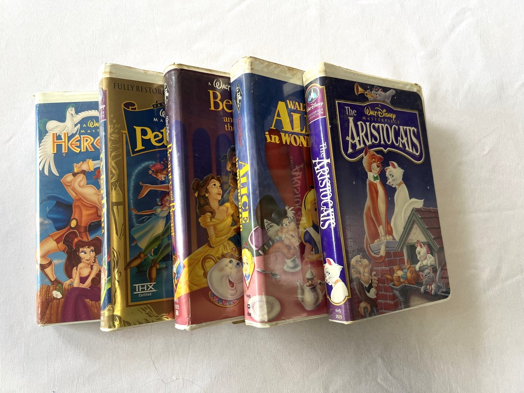 Vintage Disney Clam Shell VHS Movie Lot of 5 Movies - Etsy