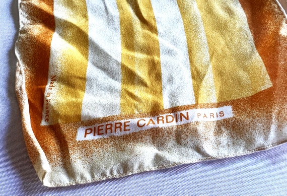 Vintage Orange Blinds Pierre Cardin Parisian Silk… - image 2