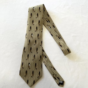 Vintage Walt Disney Mickey Mouse Silk Men&#39;s Neck Tie Necktie