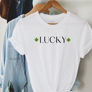 St Patricks Day Shirt, Lucky Shirt, St. Patty&#39;s Shirt, Lucky Womens Shirt, Shamrock Shirt, Irish Shirt, Shenanigans, Drinking Shirt