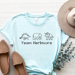 Camisa vegana, camiseta de equipo herbívoro, camisa vegetariana, regalo vegano, camiseta vegana divertida, a base de plantas, regalo para amantes de la naturaleza, camisa de regalo vegana para mamás