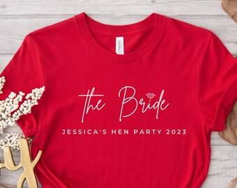 Hen Night T-shirt, Hen Do t-shirts, Hen T Shirt, Hen Party Shirt, Hen Night Bride Shirt Team Bride For Brides Hen Do Custom Hen Party Gifts