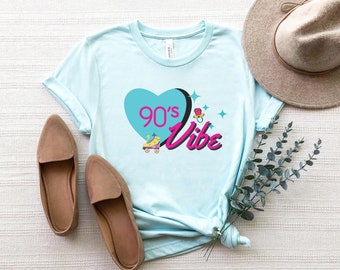 90's Shirt, 90's Vibe tshirt, 90's Graphic Tee, Retro Graphic Tee, 90's birthday theme shirts, 90's bachelorette party, 90's bride babe tees