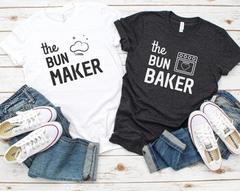 Camisetas Bun Maker Bun Baker: Camiseta a juego para anunciar el embarazo