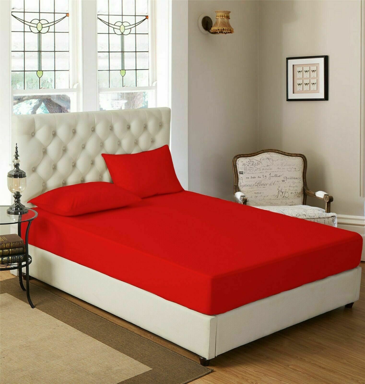 Fitted Sheet Bed Sheets Deep 100 Polycotton Single Double King S King