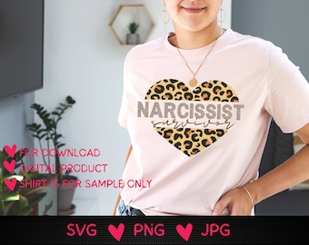 Narcissist Survivor svg Freedom from Narcissists Stop Narcissism,Narcs Personality Disorder,Leopard design for shirts,SGV,PNG,JPG,digital
