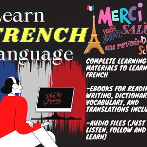 FRENCH LANGUAGE learning materials compilation of ebooks,instructions,audio files/French dialect complete resources for beginners