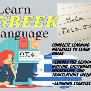 GREEK LANGUAGE learning materials compilation of ebooks,instructions,exercises/Greece dialect complete resources for beginners