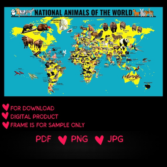 A Complete List Of National Animals From Around The World A Complete