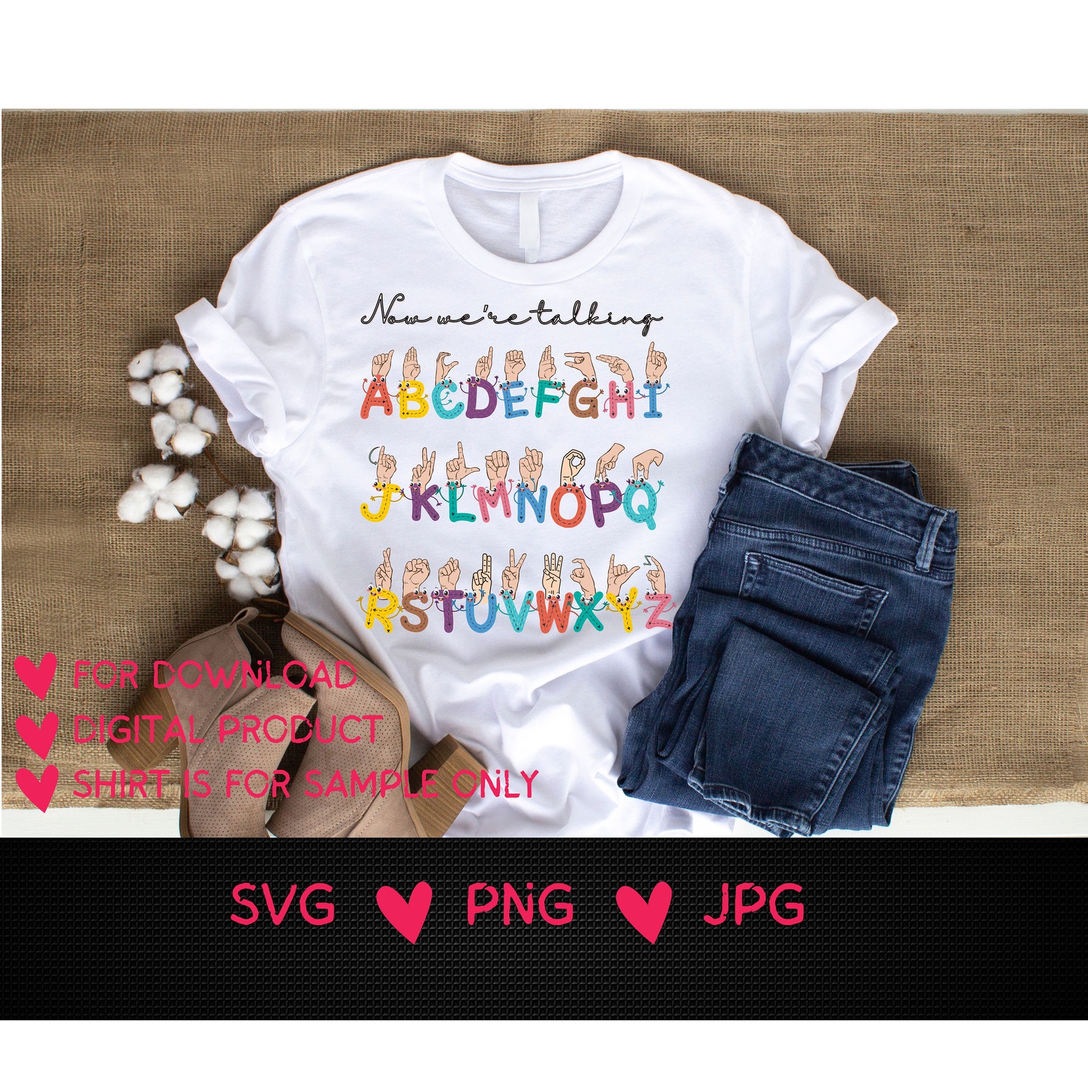 ASL Hand Symbols and Letters Sign Language Svg Shirt Print ASL Letters ...