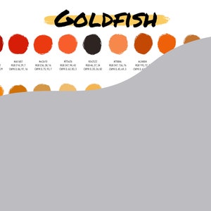 Procreate Color Palette Goldfish Instant Download Digital File Color ...