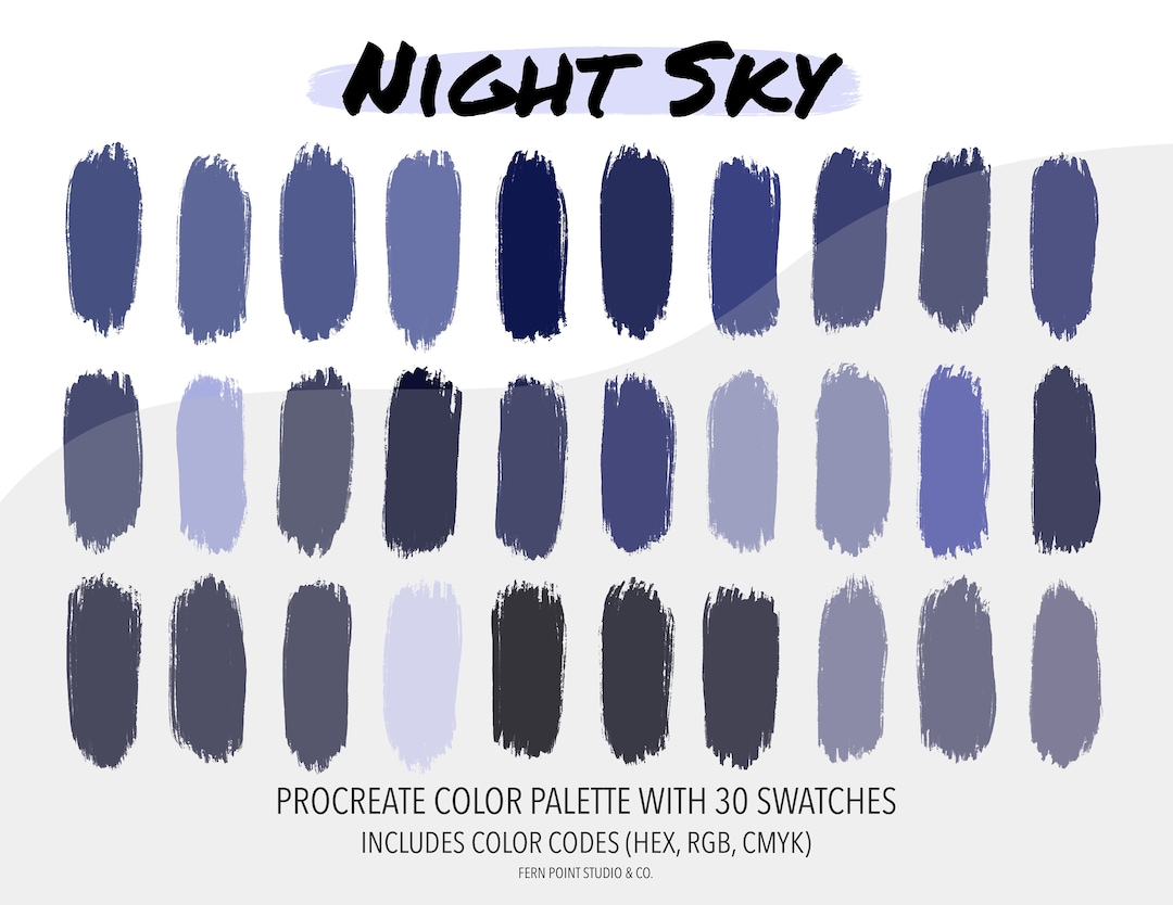 procreate-color-palette-night-sky-instant-download-digital-file-color