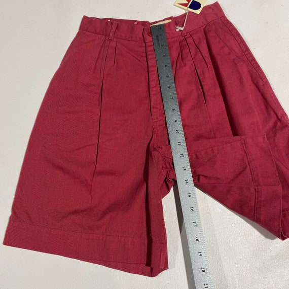 70's 80's Vintage NWT Calvin Klein Red Shorts sz … - image 10
