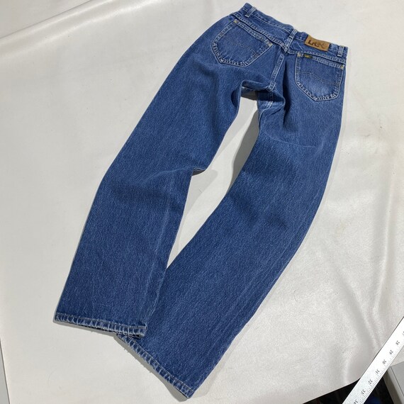 70's 80's Vintage Lee Jeans sz 26x32 - image 7