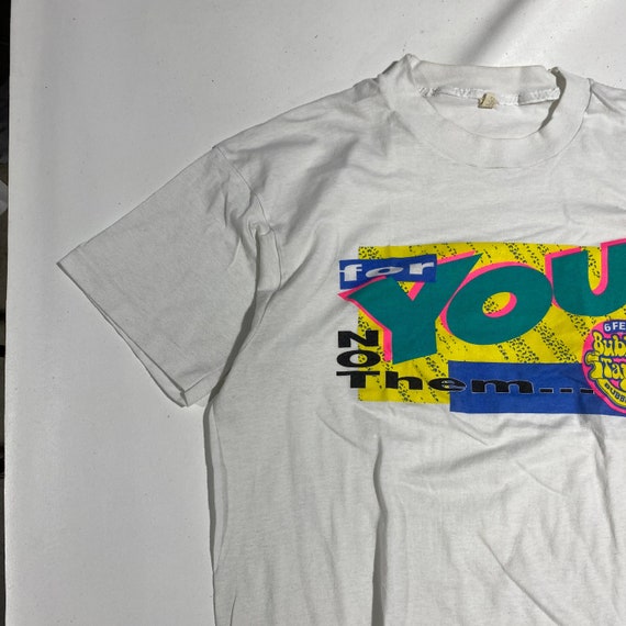 80's 90's Vintage Bubble Gum T-shirt Sz Large - image 2