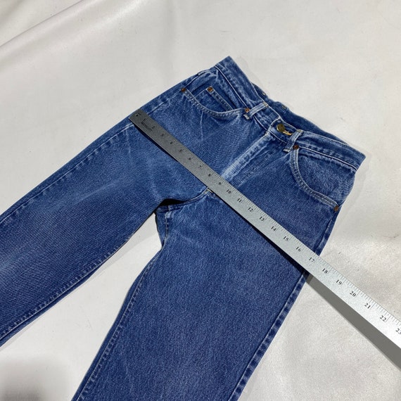 70's 80's Vintage Lee Jeans sz 26x32 - image 10