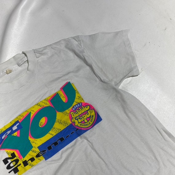 80's 90's Vintage Bubble Gum T-shirt Sz Large - image 3