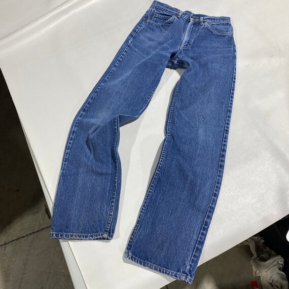 70's 80's Vintage Lee Jeans sz 26x32 - image 6