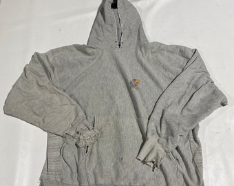 90's Vintage champion reverse weave hoodie sz large KANSAS